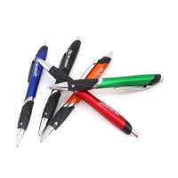 luxury pens with custom logo plastic  ballpoint Spray paint pen  plating