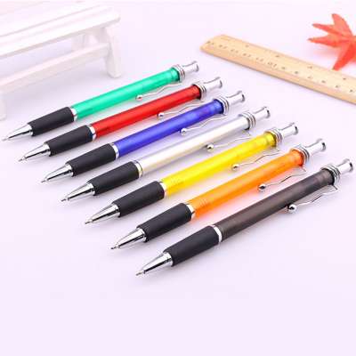 Office & School fashion style raw material logo ball pen stationery multicolor pen with durable quality for souvenir